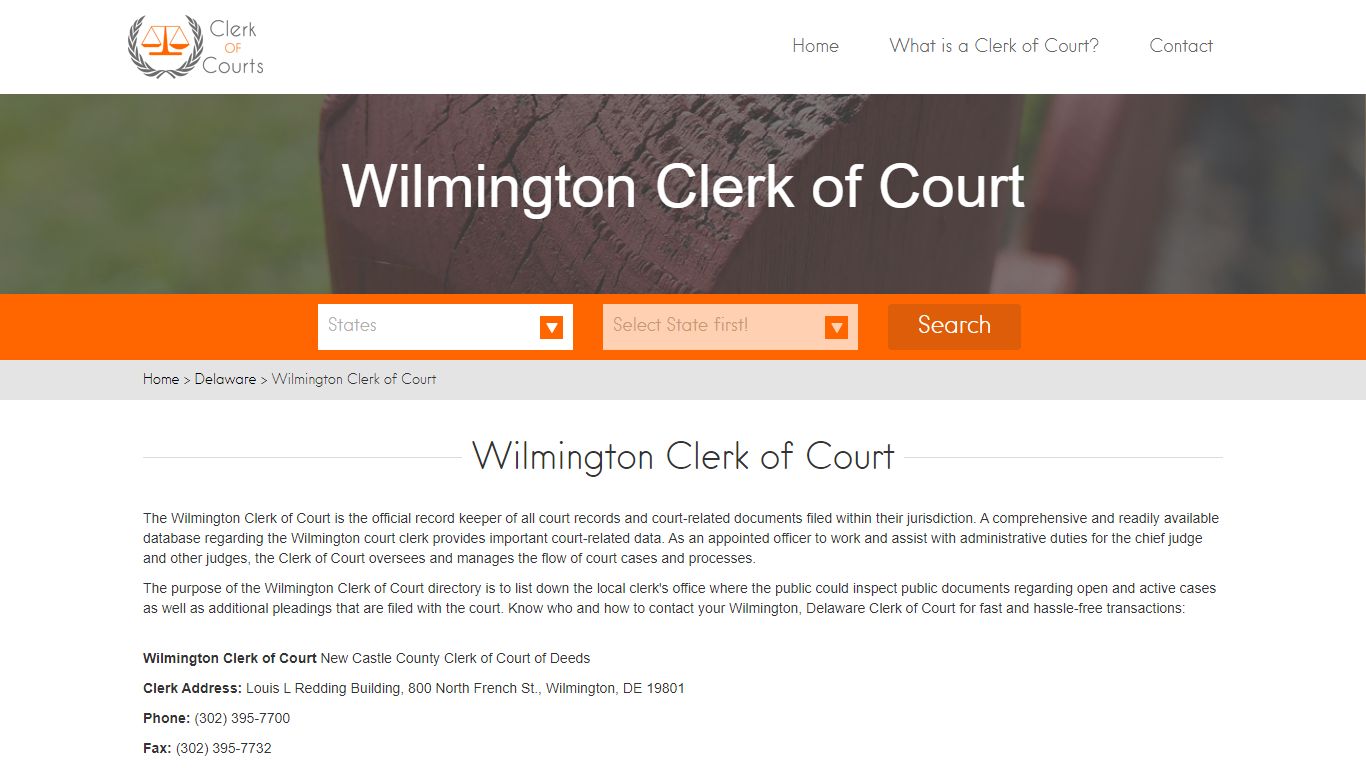 Find Your New Castle County Clerk of Courts in DE - clerk-of-courts.com